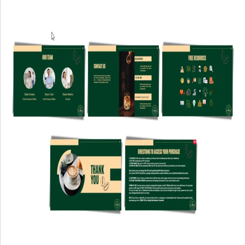 Coffee Shop Pitch Deck template-FI 8