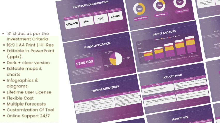 Hookah Lounge pitch deck template - Mission- FI