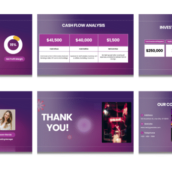 Hookah Lounge pitch deck template - Thank You- FI