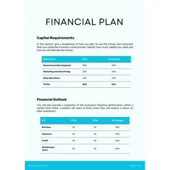 Financial Plan