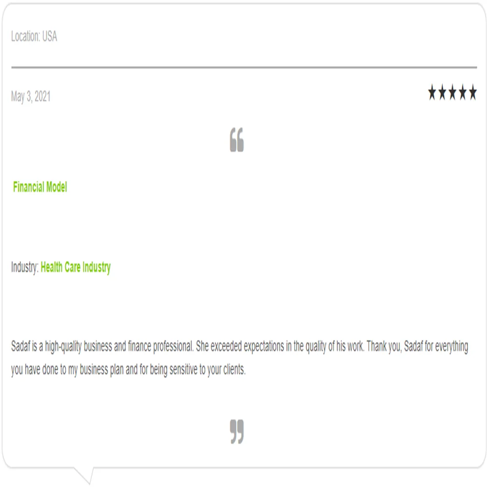 Medical Devices Pitch Deck template- Testimonial