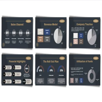 Men's Clothing Store Pitch Deck Template - Feature Image Company Traction