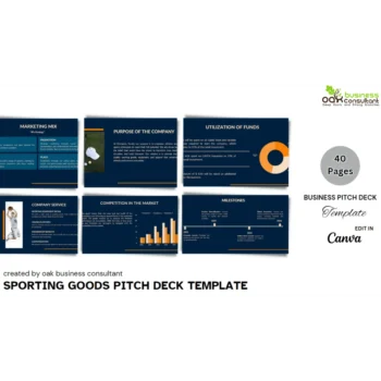 sporting goods pitch deck - Company Summary - FI