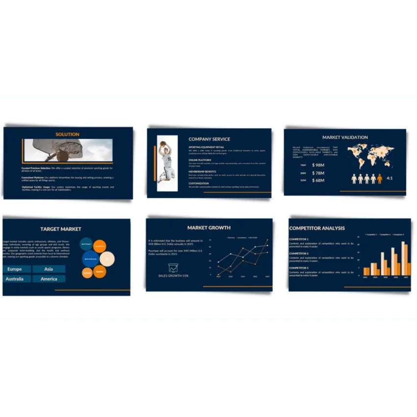 sporting goods pitch deck - Problems - FI