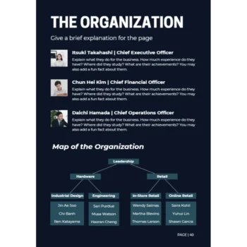 Agricultural Bioethanol Business Plan - The Organization