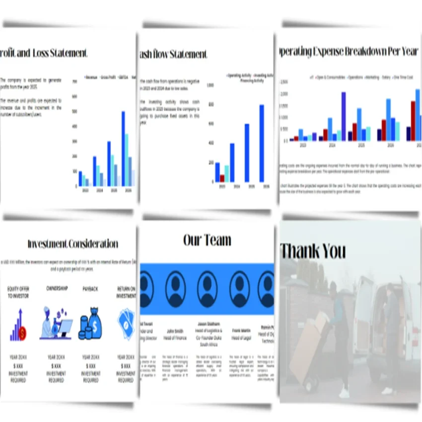 Parcel Courier and Logistics Pitch Deck - Market Validation - FI