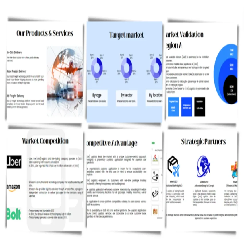 Parcel Courier and Logistics Pitch Deck - Problems - FI
