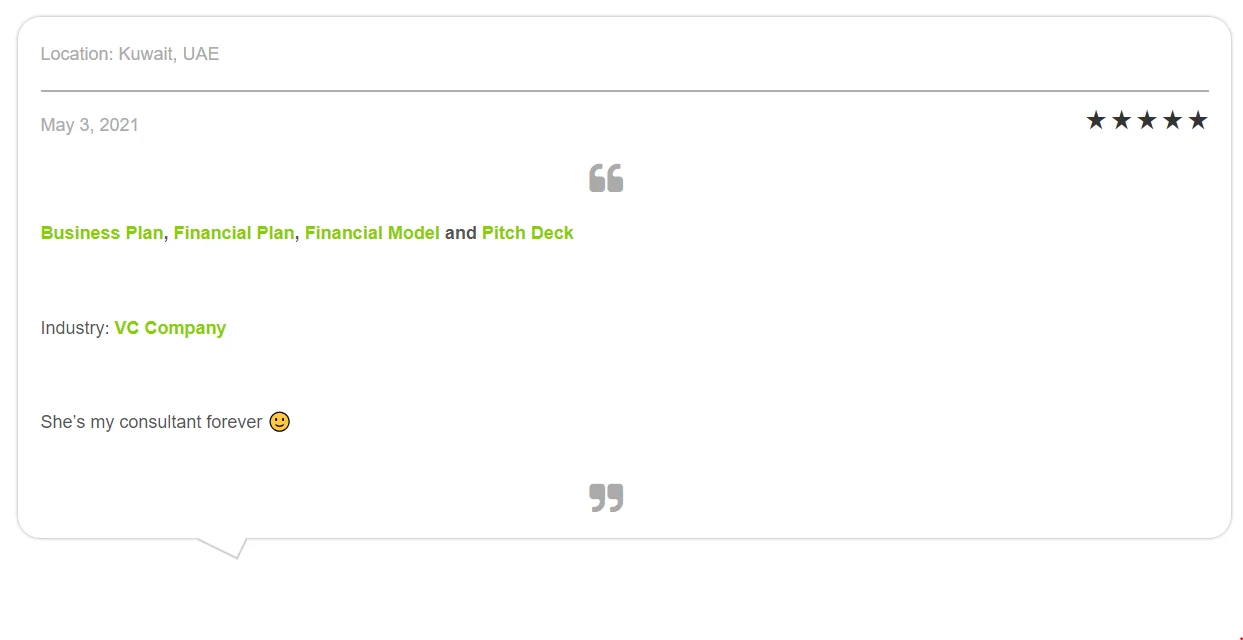 Parcel Courier and Logistics Pitch Deck - Testimonial