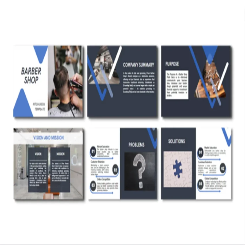 Barber Shop Pitch Deck-Company Summary Feature Image 3