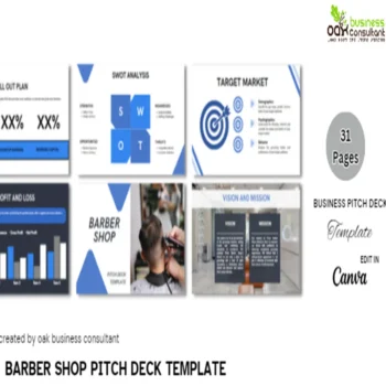 Barber Shop Pitch Deck-Title Page Feature Image 1