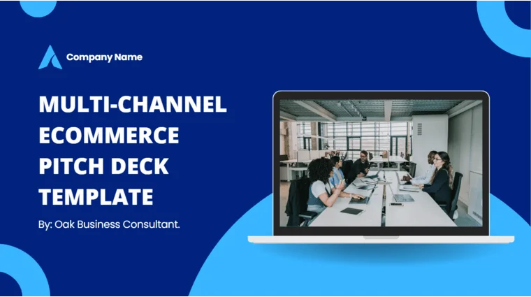 Multi Channel E-Commerce Pitch Deck - Title Page