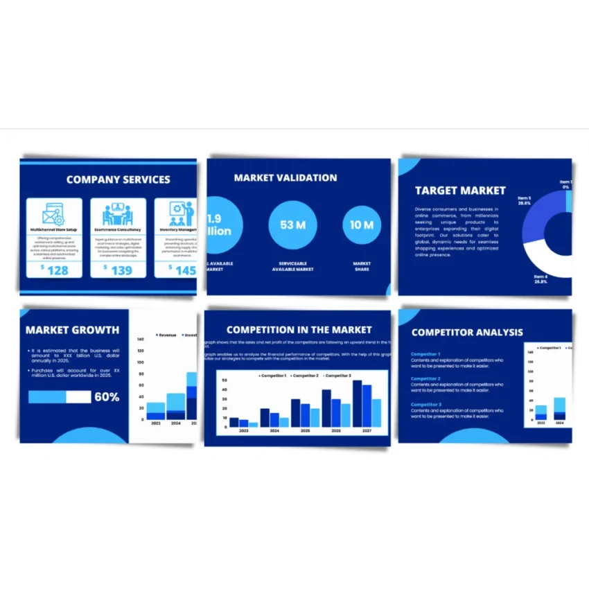 Multichannel E-Commerce Pitch Deck - Products - FI