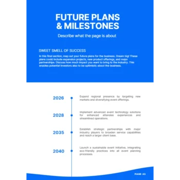 Online Payment Gateway Business Plan - Future Plans and Milestones