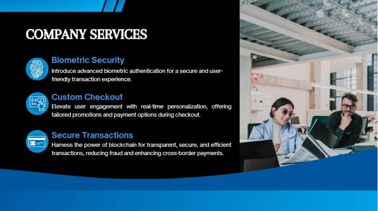 Online Payment Gateway Pitch Deck - Company Services