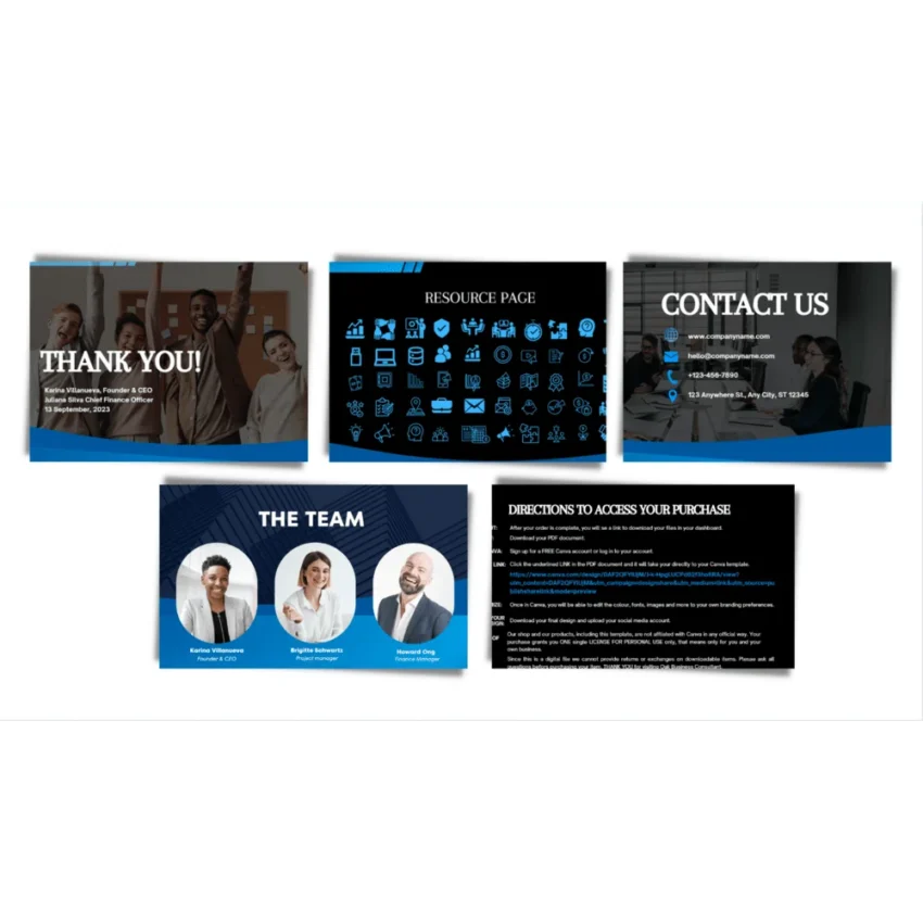 Online Payment Gateway Pitch Deck - Contact Us - FI