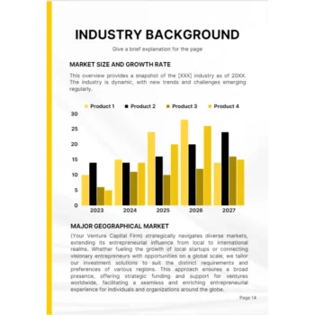Venture Capital Business Plan - Industry Background