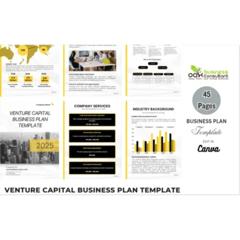 Venture Capital Business Plan - Product Image