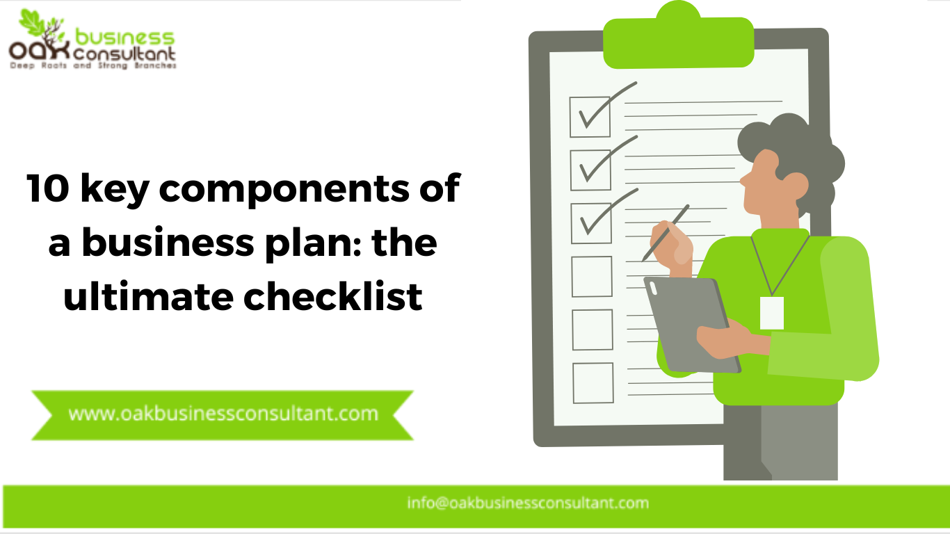10 key components of a business plan the ultimate checklist