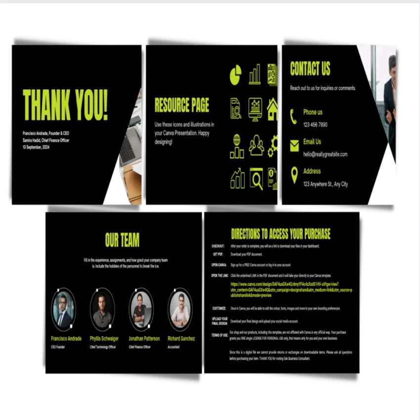 Employment Placement Agency Pitch Deck - Contact Us - FI