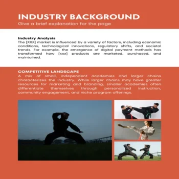 Martial Arts Business Plan-Industry Analysis