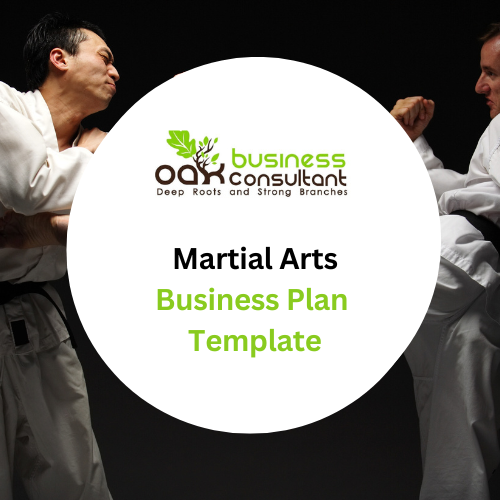 Martial Arts Business Plan Template - Product Image