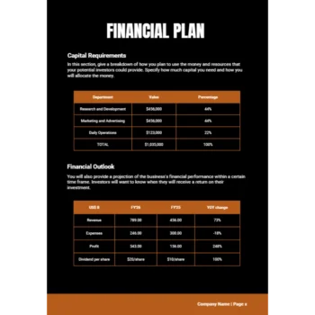 Multi-Channel E-Commerce Business Plan - Financial Plan