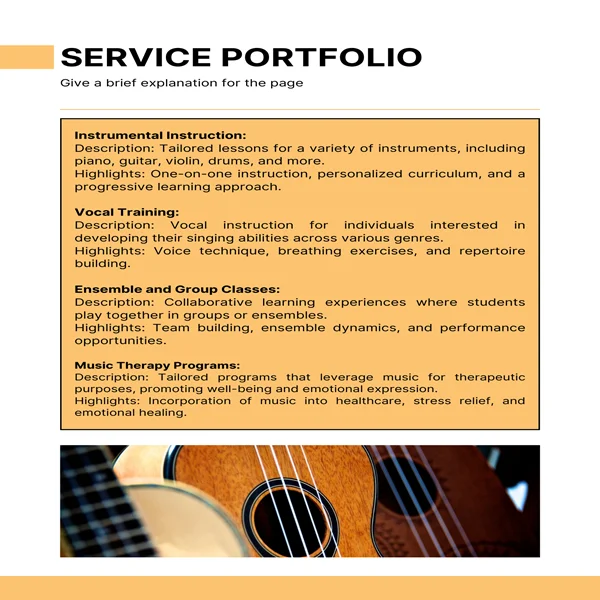 Music School Business Plan-Services
