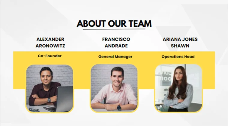 Summer Camp Pitch Deck-About Our Team