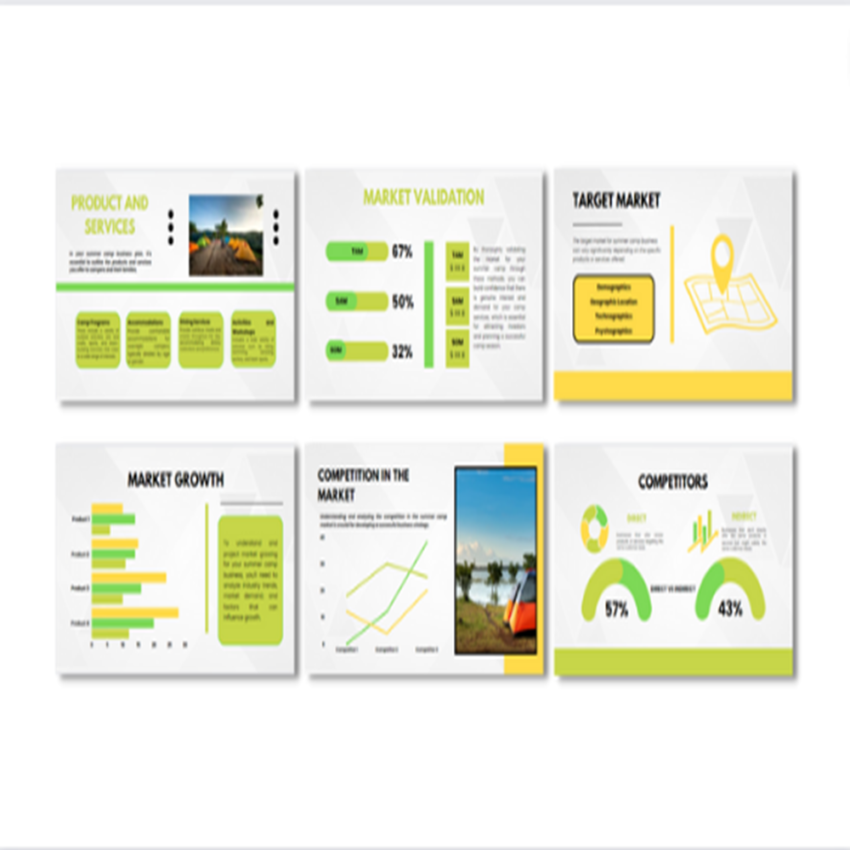 Summer Camp Pitch Deck-Product and Services Feature Image 4