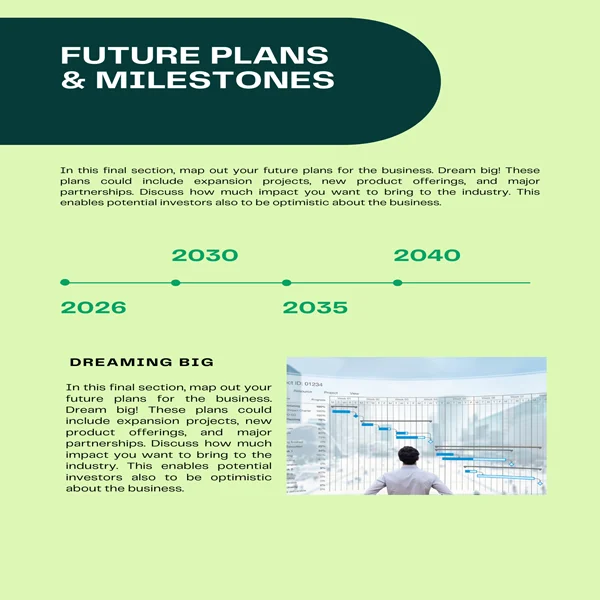 Tennis Club Business Plan-Milestones