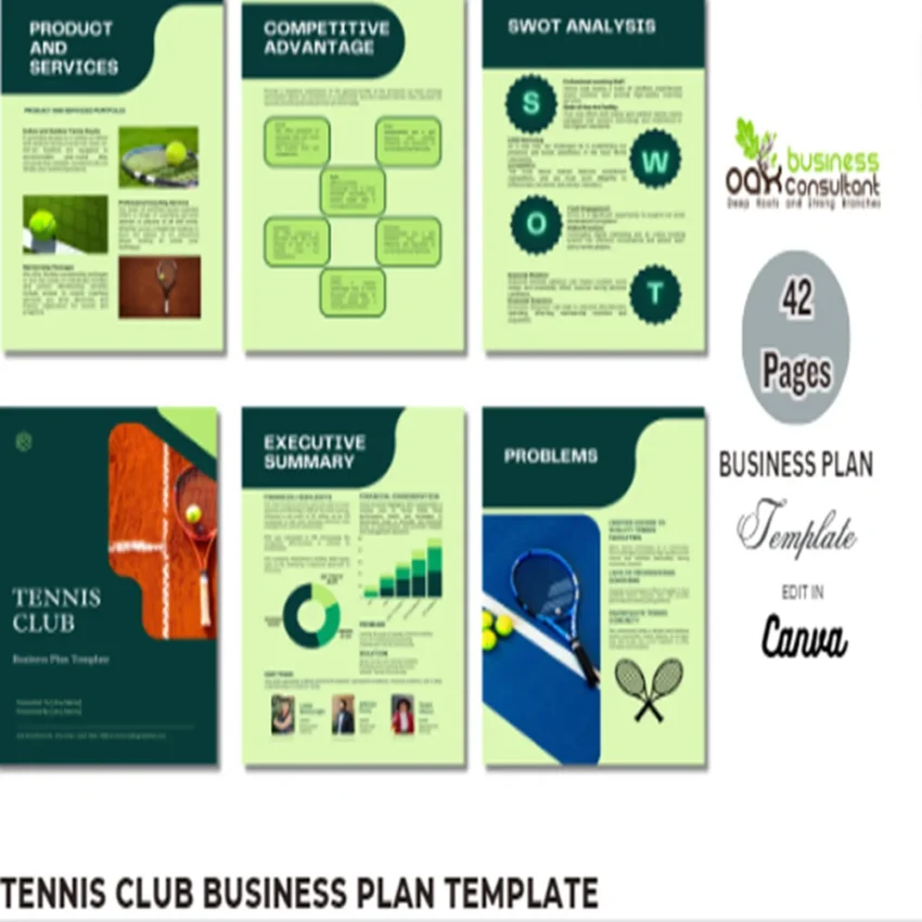 Tennis Club Business Plan-Product logo