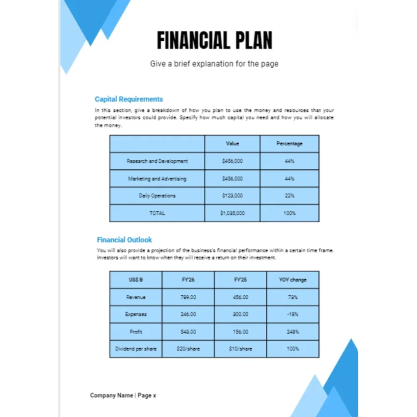 Longevity Medical Clinic Business Plan - Financial Plan