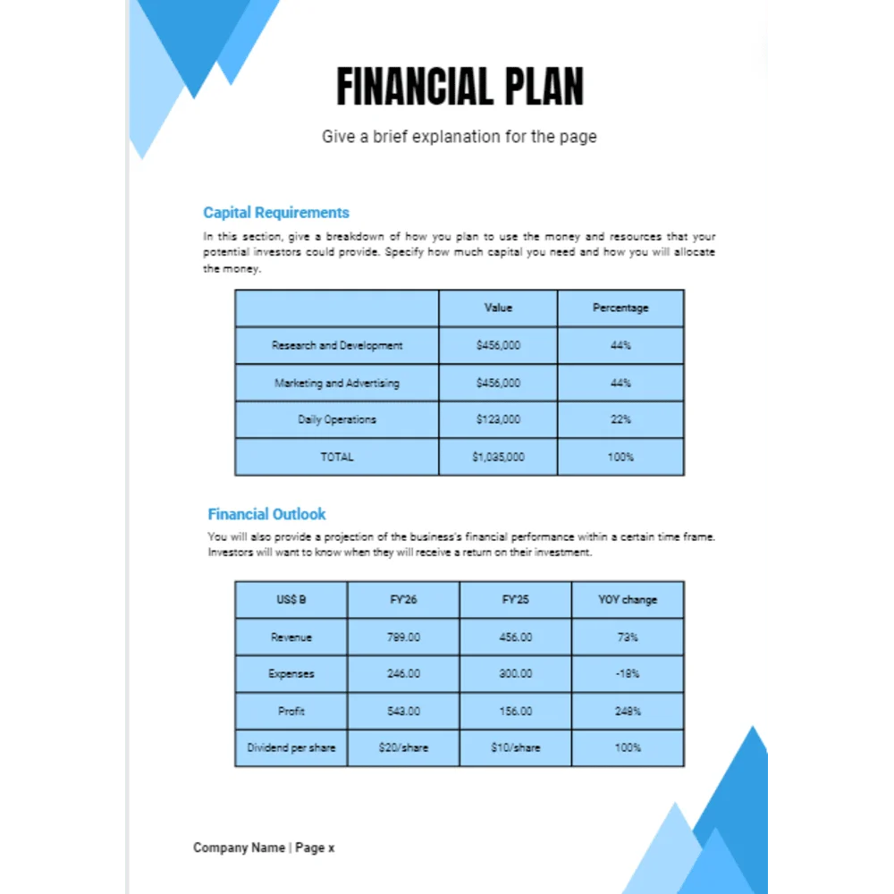 Longevity Medical Clinic Business Plan - Financial Plan