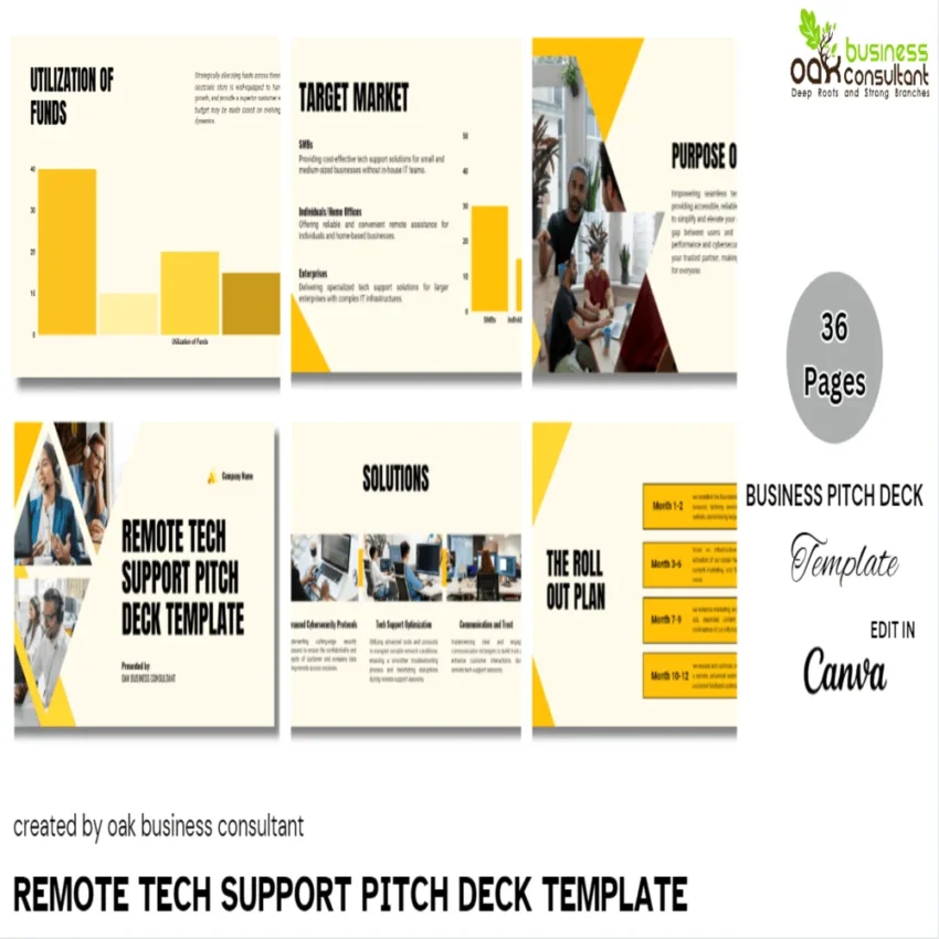 Remote Tech Support Pitch Deck - Company Summary - FI