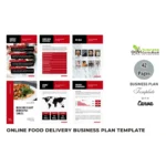 Online Food Delivery Business Plan Template - Product Image