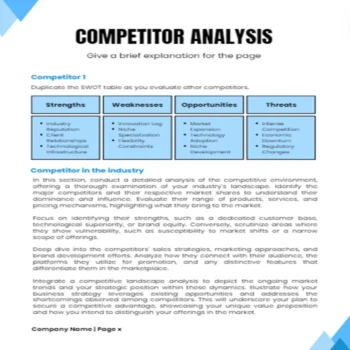 Pressure Washing Business Plan - Competitor Analysis