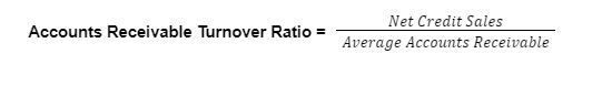 Accounts Receivable Turnover Ratio