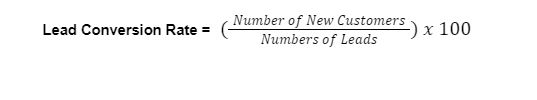 lead conversion rate