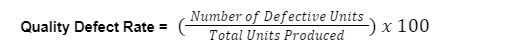 quality defect rate