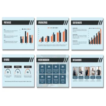 Energy Storage Pitch Deck Template - Profit and Loss - FI