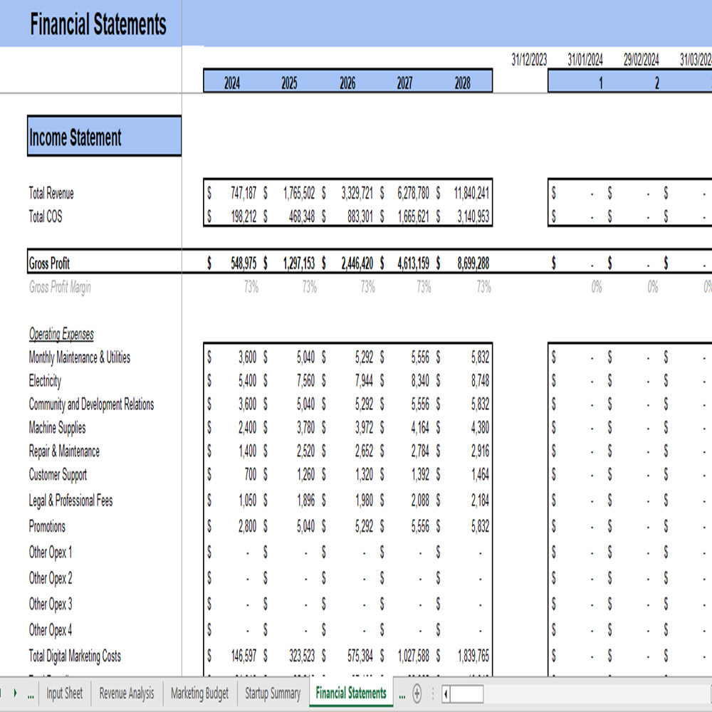 financial statement