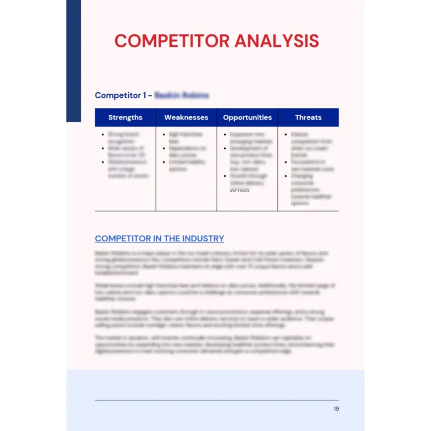 Competitor Analysis