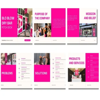 Blo Blow Dry Bar Franchise Product Pitch Deck - Vision - FI