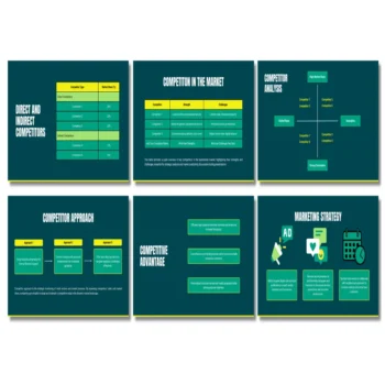 Laundromat Pitch Deck Template - Competition in the Market - FI