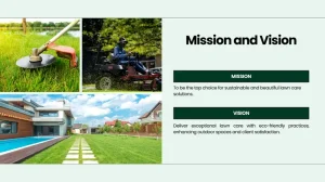 Lawn Service Business Pitch Deck - Mission and Vision