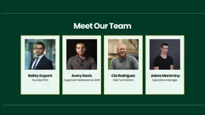 Lawn Service Business Pitch Deck - Our Team