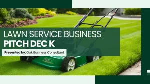 Lawn Service Business Pitch Deck - Title Page