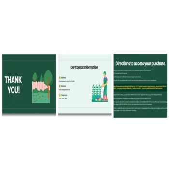 Lawn Service Business Pitch deck template - Contact Us- FI