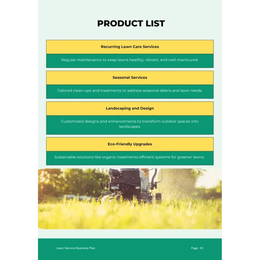 Products of the Business