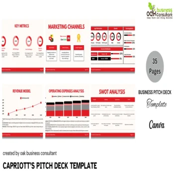 Capriottis Pitch deck template - company summary - FI